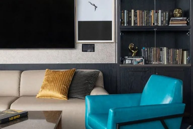 简约风格住宅设计案例休闲厅效果图