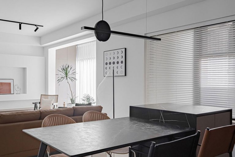 简约风格住宅设计客餐厅空间效果图