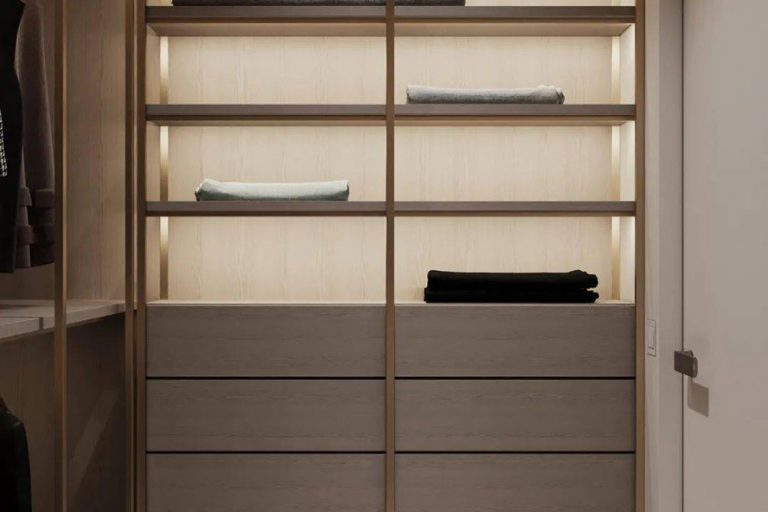 轻奢风格家居案例衣帽间效果图