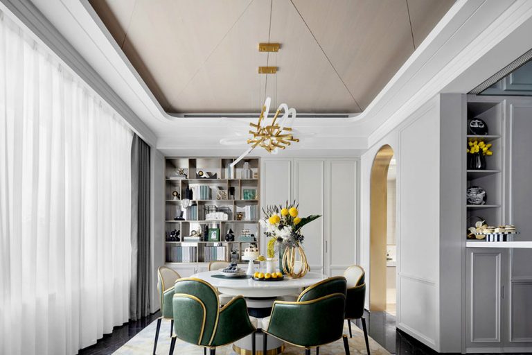 轻奢风格家居空间餐厅效果图