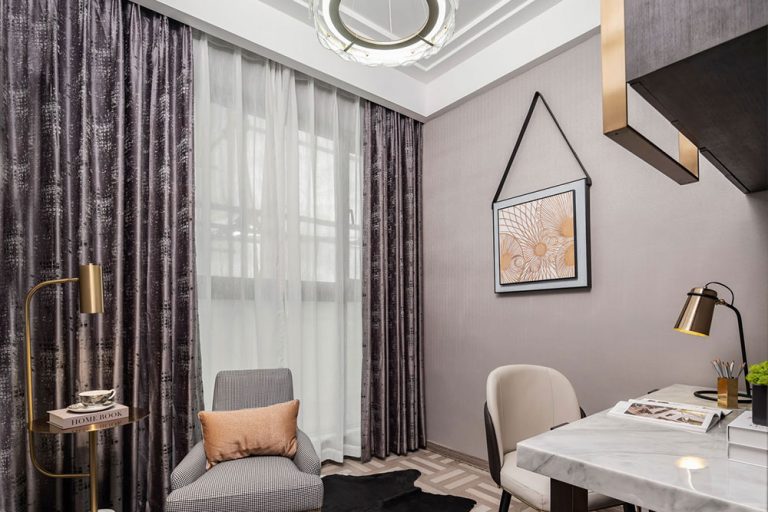 轻奢风格家居空间书房效果图