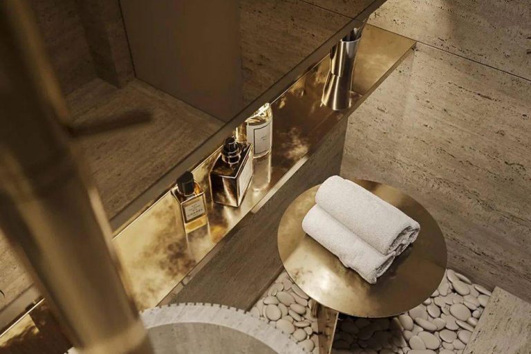 轻奢风格家居卫生间效果图