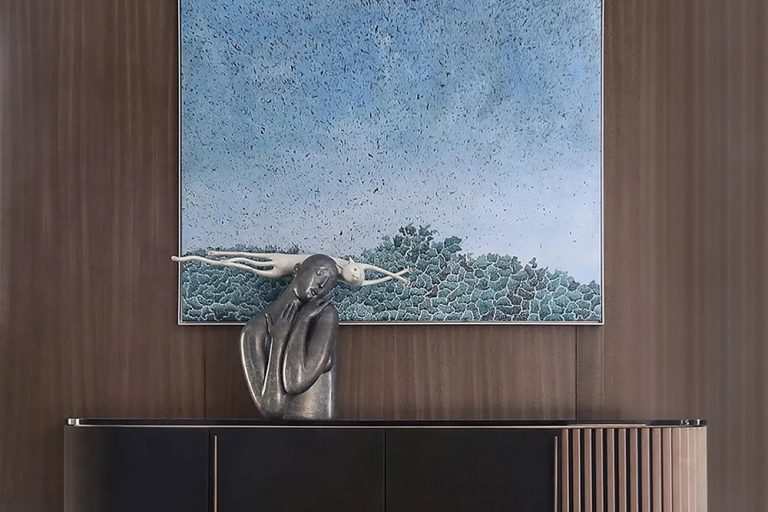 轻奢风格家居玄关效果图