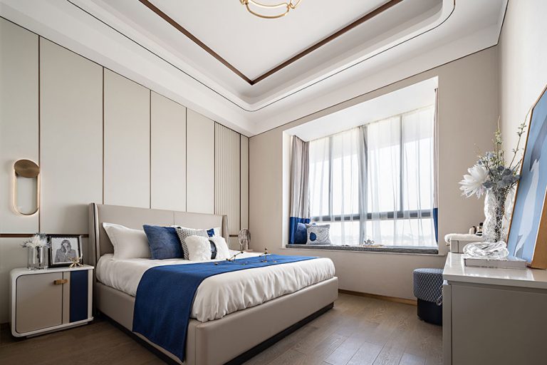 轻奢风格家居装修设计主卧空间效果图