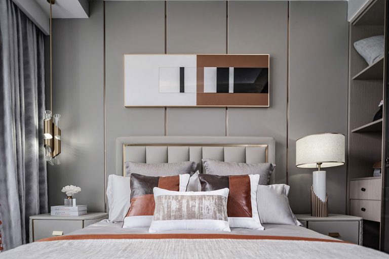 轻奢风格家居装修设计主卧效果图