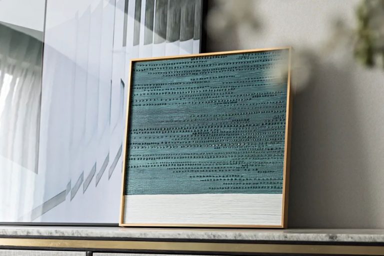 轻奢风格家庭住宅装修案例玄关装饰柜效果图