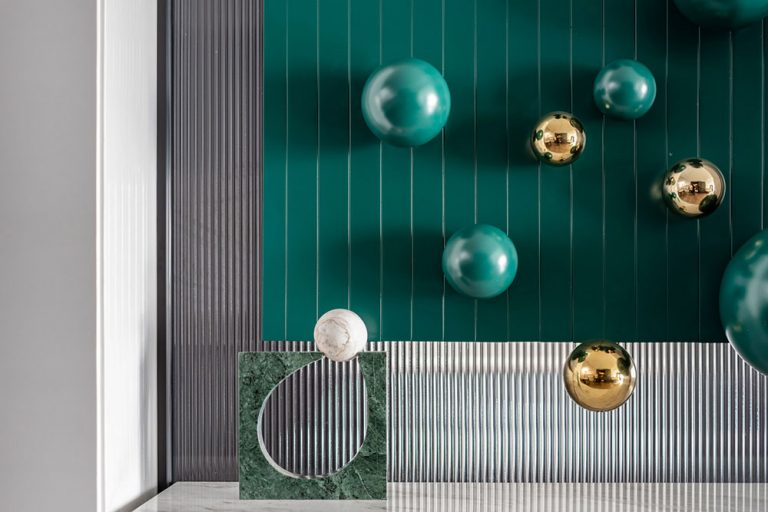 轻奢风格家装案例玄关效果图