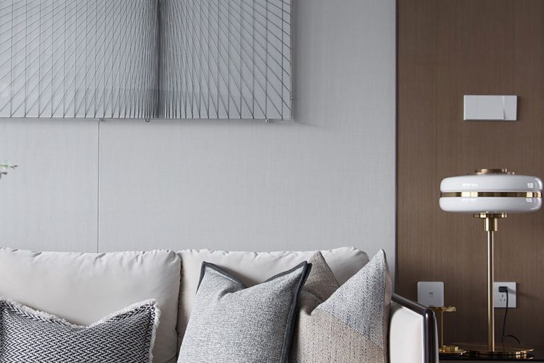 轻奢风格家装设计案例客厅空间效果图