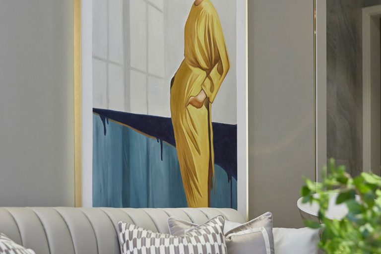 轻奢风格家装设计案例客厅效果图