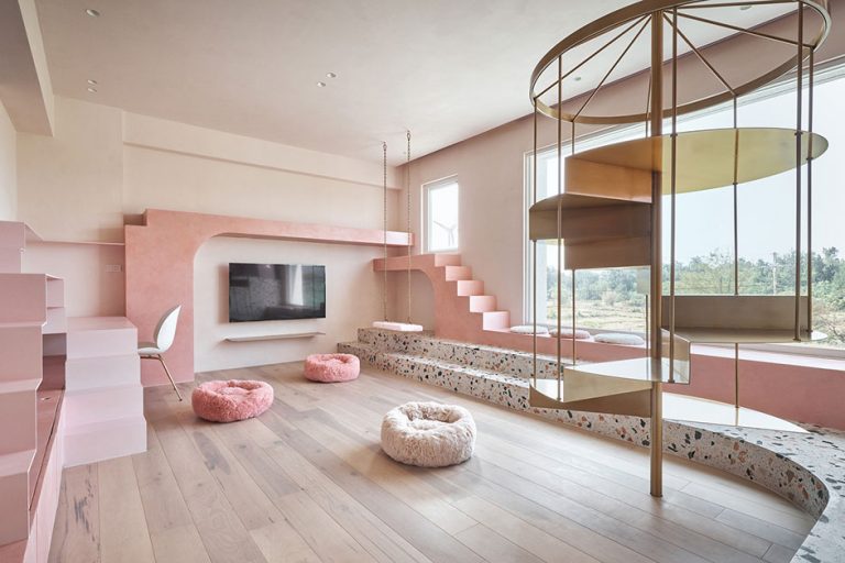 轻奢风格家装设计案例休闲厅效果图