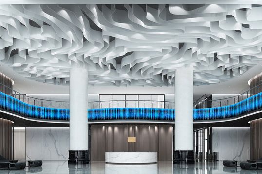 盘龙写字楼前台大厅