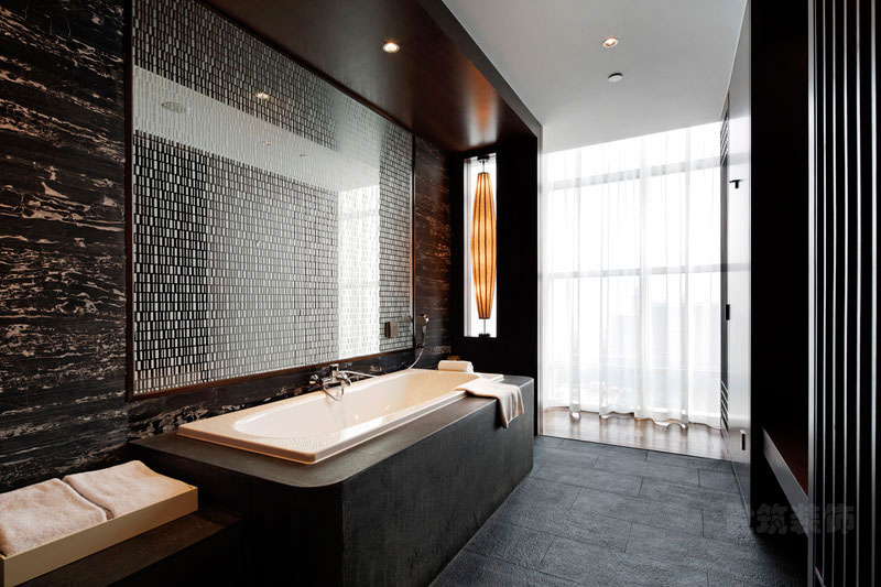 云南丽江古典中式酒店设计实景图总统套房浴室空间