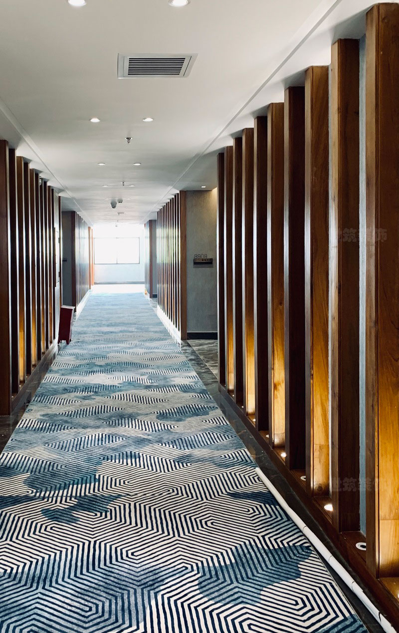 云南安宁温泉酒店装修设计案例 走廊