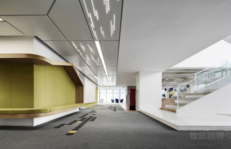 清新现代风的办公室装修设计分享区