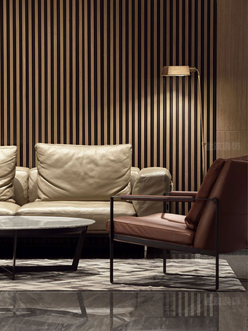 昆明呈贡区现代中式办公室装修设计图沙发