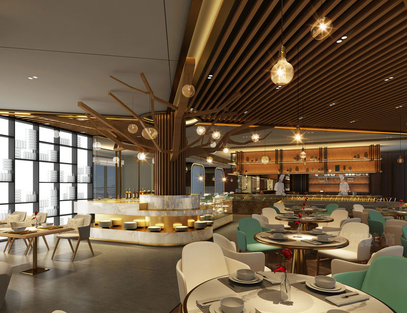 云南临沧酒店设计方案图 餐厅 云南临沧酒店设计方案图 餐厅