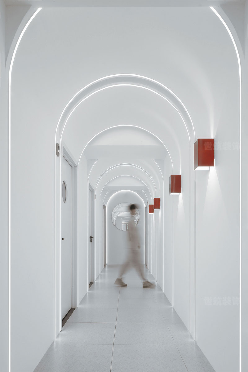昆明五华区公寓酒店装修设计案例 走廊