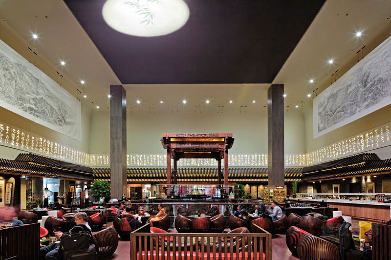 云南丽江古典中式酒店设计实景图大堂