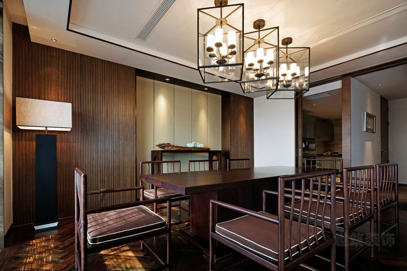 云南丽江古典中式酒店设计实景图总统套房餐厅