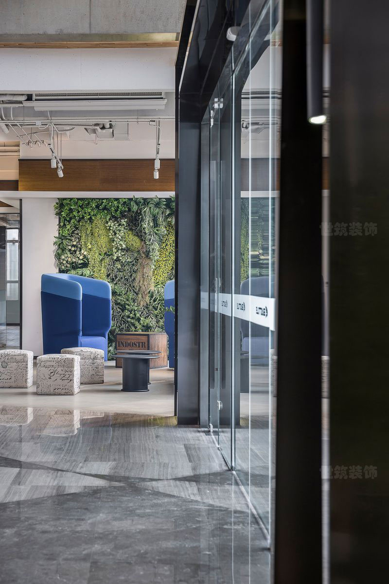 昆明北欧工业风办公室装修案例主入口 昆明北欧工业风办公室装修案例主入口
