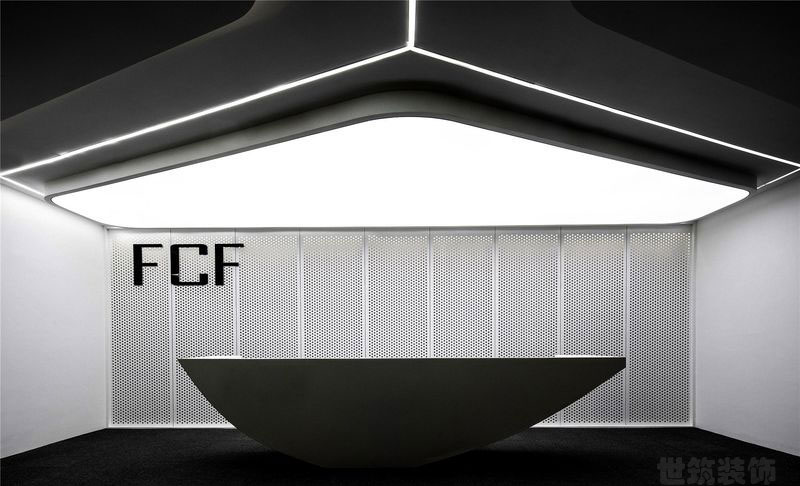 白色的现代办公室装修实景图材料质感 白色的现代办公室装修实景图材料质感