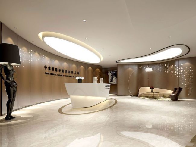 盘龙区办公室前台大厅