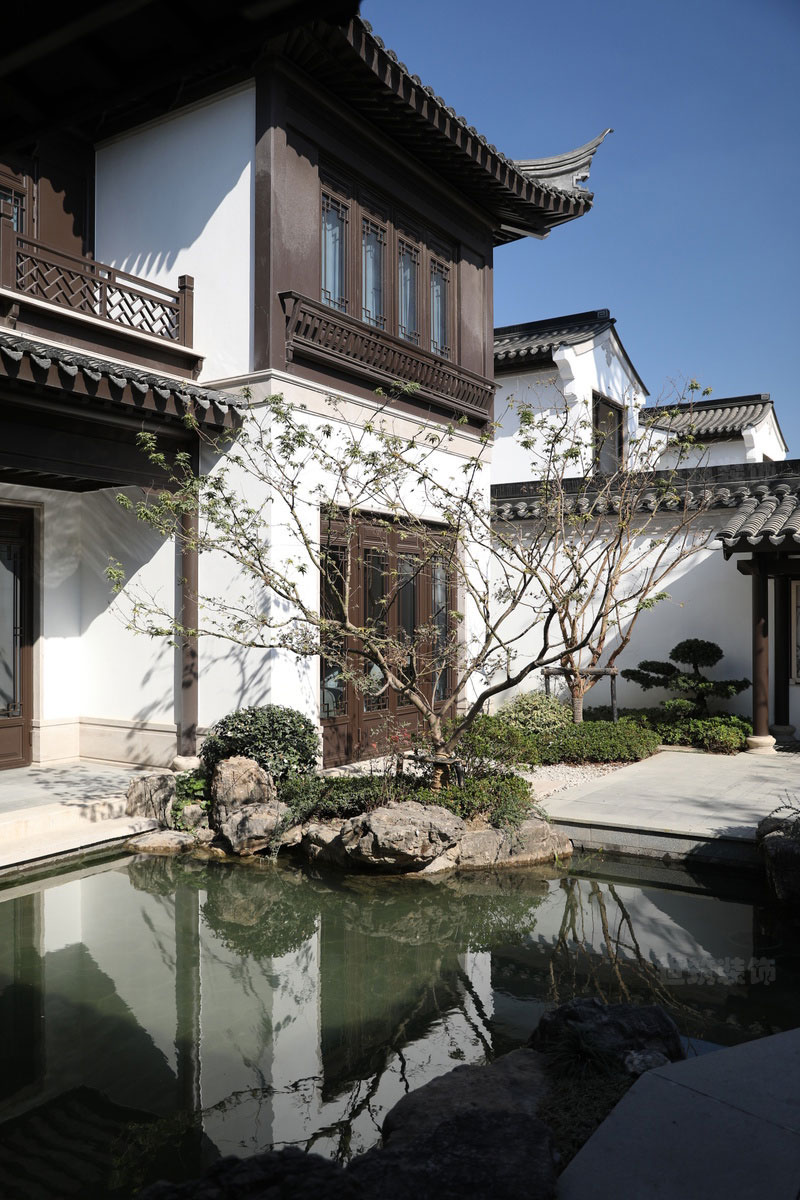 昆明东川区轻奢中式风家居装修设计效果图庭院