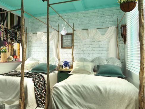 嵩明民宿卧室图