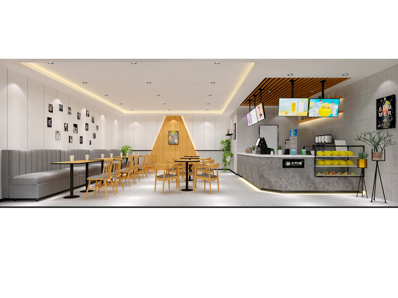 昆明盘龙区奶茶店装修点餐台设计 昆明盘龙区奶茶店装修点餐台设计