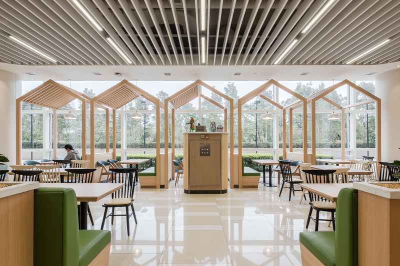 昆明东川员工餐厅装修设计案例 用餐区